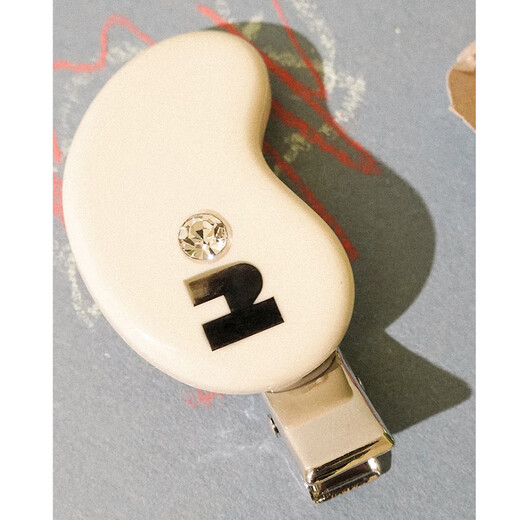 Tagi. Hairpin<i>Retro Czech Diamond Inlaid Colorful Cashew Hairpin Hairpin Hair Accessory Birthday Gift - Berry Pink