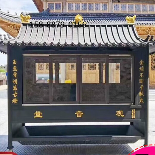 Factory direct sales temple stainless steel candle holder, outdoor open-air candle holder, electronic lighting room candle holder can be customized, 2.5 meters long x 1 meter wide, new drawing deposit