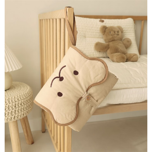 South Korea's Smiling Bear Baby Diaper Pad, Convenient and Multifunctional Waterproof and Leak-proof Diaper Bag Foldable Rabbit Convenient Diaper Pad 50x70cm