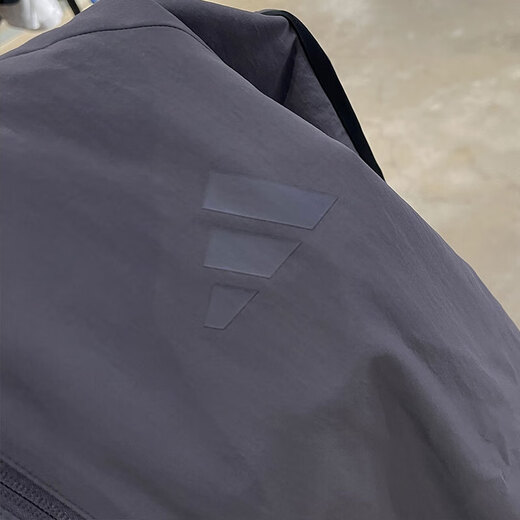 阿迪达斯 （adidas）外套男装2025夏季新款运动服梭织透气宽松舒适休闲立领夹克 KC3893深灰色 S