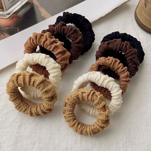 Anillo de cabello de cabello de cola alta de cola infantil Cabeza gruesa de otoño e invierno Cabello de cabello sin costura Durante Durante