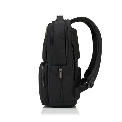 新秀丽（Samsonite）男士双肩包通勤出差商务高端背包16英寸电脑包大容量旅行书包 NU4 黑色 16英寸