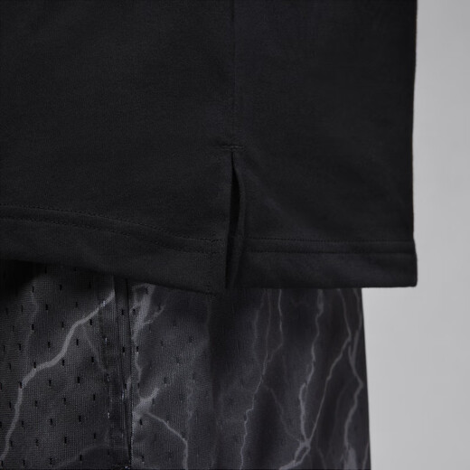 Nike (NIKE) Jordan official Nike Jordan DRI-FIT men's quick-drying sports top autumn soft and comfortable FN5830 010 black/white M