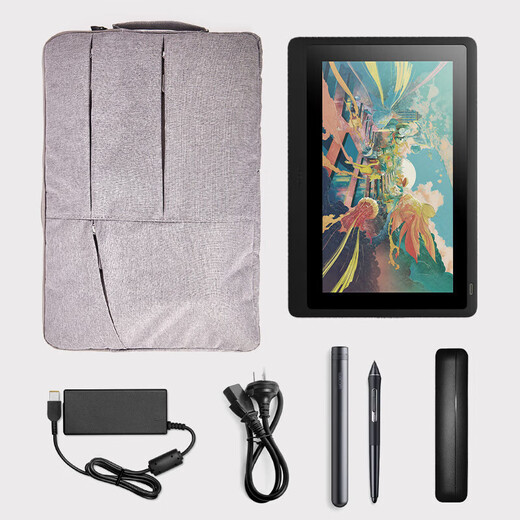 Wacom Cintiq sac de protection d'écran numérique DTK1661DTH167 134 135DTC133 étui de protection d'écran peint à la main DTH135 sac de protection gris foncé