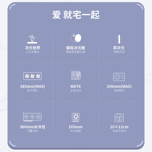 Gigabyte AMD Ryzen 7500F/7800X3D graphics card RTX5060Ti/5070 Xingu dimensional cabin e-sports side-through computer game design DIY assembly desktop 003 Configuration five 7800X3D | No graphics card