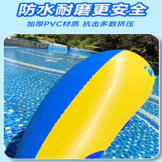 
Bannasai Surfboard Children's Water Toys Swimming Ring Floating Equipment Water Playing Floating Row Children's Inflatable Water Slide Board Children's Surfboard (recommended for 3-16 years old) A pair of arm rings + air pump