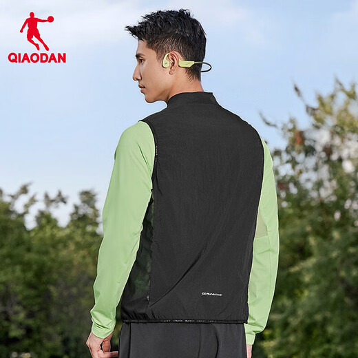 Jordan Feiying Vest Men's Vest Water-Repellent Breathable Marathon Running Sports Jacket Black 2XL