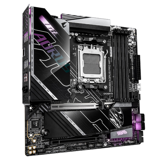 Gigabyte B850 Placa base con AMD Ryzen 7500F 7800X33D 9700X 9900X 9950X 9800X33 CPU Procesador Paprolapas de la placa base Tablero de CPU Set Gigabyte B850M A Pro Wifi7 E-Sports Grabado