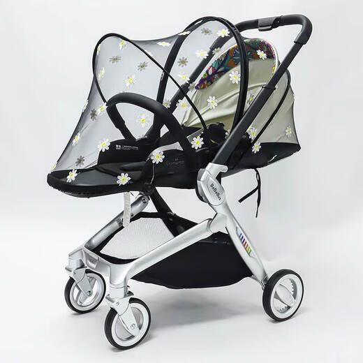 bebebus stroller artist weatherproof cover cushion warm windproof sleeping bag water cup holder mosquito net accessories white multifunction storage hanging bag-8 grid storage