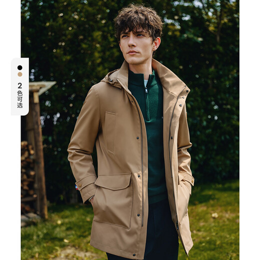 Navikel Italian dinghy 25 autumn and winter new men's hooded windbreaker three-proof commuter coat jacket 1331545503