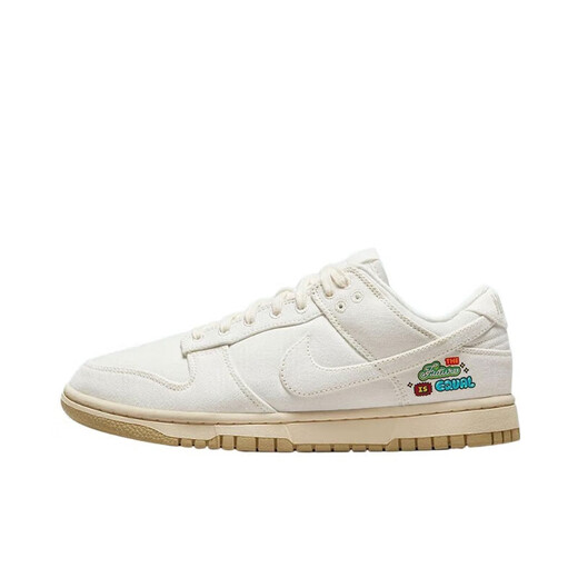 Nike (Nike) Женская обувь Dunk Low Low Low Top Retro Boards Shosers Casual Shoes Dh9765 FD0868-133 Серый холст 36,5