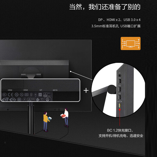 Second-hand 90% new Lenovo 19 21.5 22 24 27-inch LCD computer monitor HD 2k 4k IPS screen home office screen 27-inch Lenovo P27u-10 4k/frameless/lift and rotate