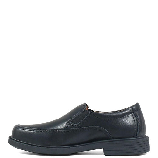 FlorsheimBogan Jr II Boys' Toddler-Youth Slip-On, Black Black 6 Wide Big Kid