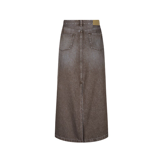 
JNBY/Jiangnan Buyi 25 autumn new product skirt for women A-type soft and elastic cotton 5P7D13240 496/Blue Coffee XL