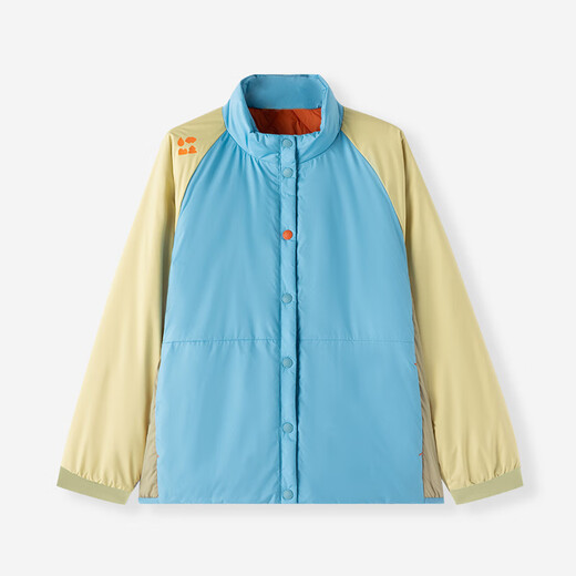 Lin Lin Tang 25 autumn and winter specializes in treating cold school uniforms, new boys and girls contrasting color baby-finding jackets, Clear Sky Kazuha 150 cm