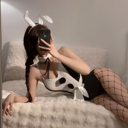 
Sexy underwear free cat women uniform black and white women cute bunny girl factory direct sales one piece 1049 equal size