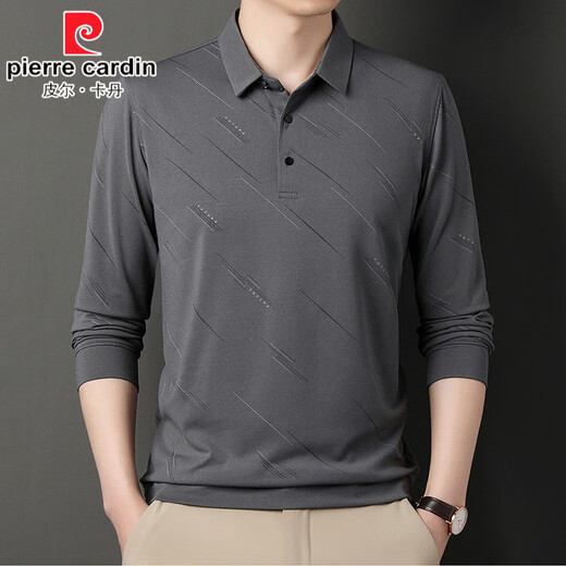 Pierre Cardin Polo à manches longues d'âge moyen de l'âge moyen.