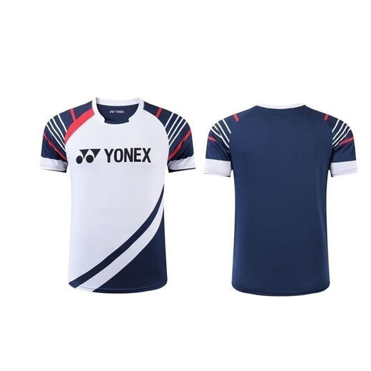 YONEX尤尼克斯2024新款Yy速干羽球服男女短袖套装运动透气比赛训 6296粉色上衣 2XL 女