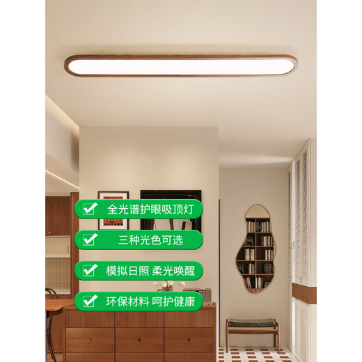 Grand View Garden (DGY) Luces de techo LED del corredor en el estilo medio Lámpara de balcón de la entrada de entrada simple Long Long Modern