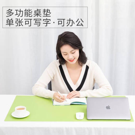 咏幻书桌垫写字台桌垫桌面保护垫学习桌书桌标垫垫子 绿UV抗污桌垫3.8 14070cm