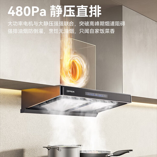 欧派（OPPEIN） 油烟机 欧式抽油烟机家用18风量大吸力小尺寸智能触控油烟机一级能效烟灶套装SP673 【省心套装】+5.2kw猛火定时灶QS85液化气