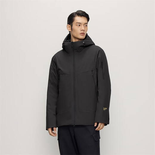 Gao Fan and Tian Xuning same style light shell black gold goose down jacket 5.0 men's down jacket 2025 new style black L