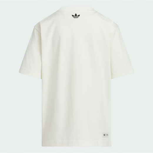 Adidas Children's Clothing 25 Automne New Style Men and Women Big Children's Spotted Dog joint de marque Pure Coton Print Sports T-shirt à manches courtes KG6628 Han Yu White KG6627 Hauteur recommandée régulière 140cm 140