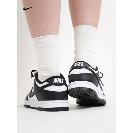 
NIKE Nike Panda Shoes Dunk Black and White Low Top Men's and Women's Board Shoes Sports and Leisure DD DD Authentic DD1503-101 Women's Model_ 41,