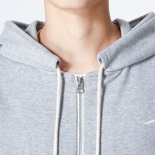 Nike (NIKE) men's 2025 autumn new sportswear casual jacket hooded fully zippered quick-drying jacket DQ5817-063 L