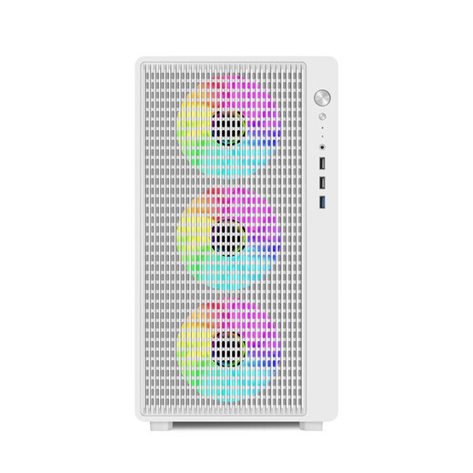 精粤酷睿12代i3 12100/i5 12400核显办公主机设计商用家用台式电脑游戏主机DIY组装机整机 配置三i5 12400高清核显/16G/256G