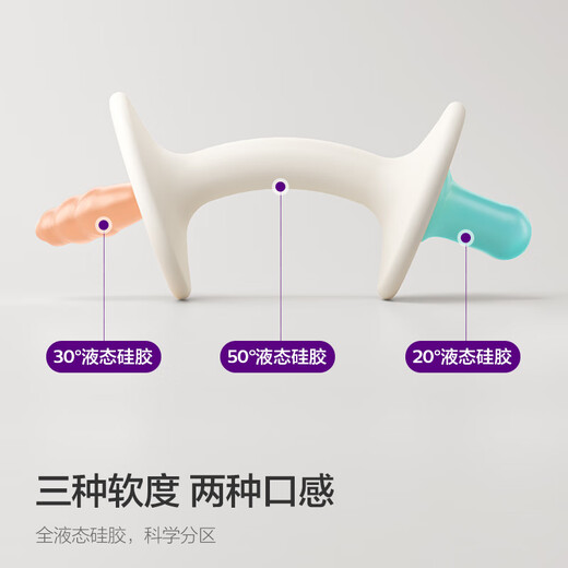 Philips (PHILIPS) Soothie teether baby teething stick for 0-3-6 months and above to soothe the baby and prevent chewing gum