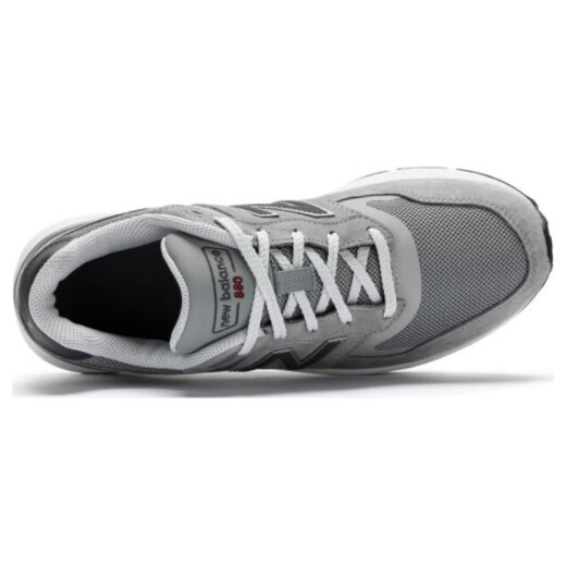 NEW BALANCE880v6Walking Comfortable Fabric Pig Skin Shock Absorbing Breathable Low Top Running Shoes Men's Gray Gray 40 D Width