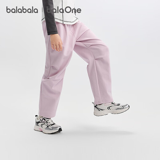 Balabalaone Kinderkleidung Mädchen-Hosen Kinderhosen 2025 Neues Herbst Feuchtigkeitsabsorbier und schwitzende Fallschirmjägerhose Pink 60081 120