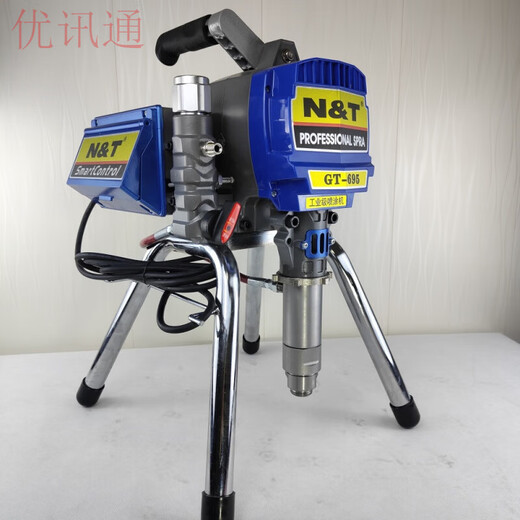 南田喷涂机695795新款工装利器大流量乳胶漆涂料油漆不磨损泵体 695手提式豪华版双枪双管