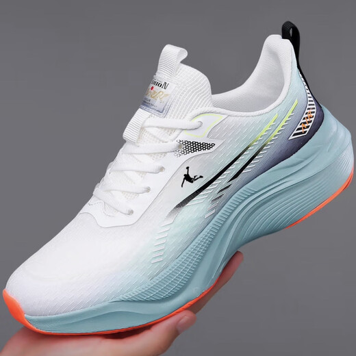 Rickey Jordan RICKY JORDAN brand broken-size men's shoes sneakers men's summer breathable shock-absorbing running shoes soft sole wear-resistant casual travel shoes men QD826 Lanju [mesh style] 41