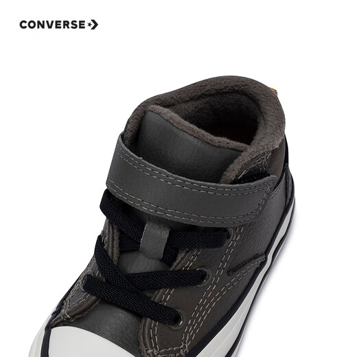 Converse children's shoes, boys' and girls' boots, plus velvet to keep warm, winter new Velcro children's shoes