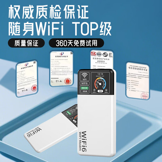 Qinluo 2025 nuevo portátil wifi6 inalámbrico wi-fi móvil wifl tráfico ilimitado enrutador universal nacional móvil Unicom red de telecomunicaciones 5Ghz red completa versión de fibra óptica 22 canales
