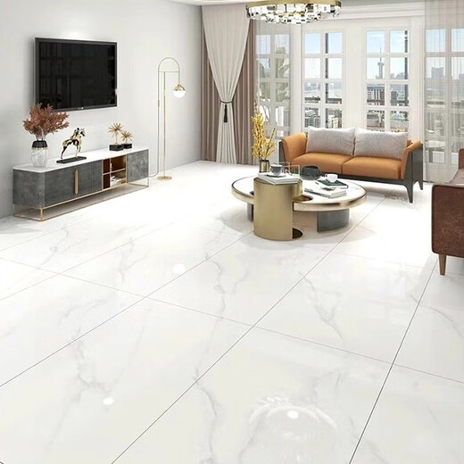 Kezhitu Foshan Light Bright Light Mard Tiles 600x1200 Sala de estar anti-Camina de piso resistente al desgaste de la cocina y baldosas de pared de baño 12806 Yubaibai 600*1200