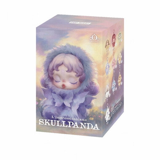POP MART (POP MART) brand new authentic SKULLPANDA vinyl face plush pendant SP series blind box trendy toy gift fantasy unboxing confirmation