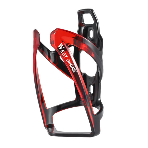 Shantou Lincun Bicycle Water Bottle Rack Mountain Bike Gradient Water Bottle Bracket Cycling Equipment Accessories Black Red-Gradient PC Plastic