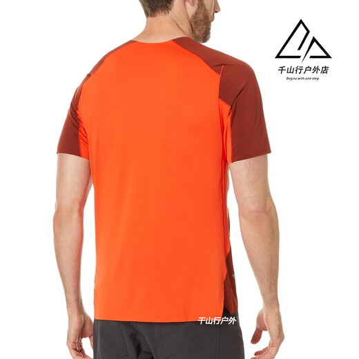 始祖鸟（ARC'TERYX）Arcteryx Norvan Downword 男薄款运动透气短袖T恤9720 黑色_Black S