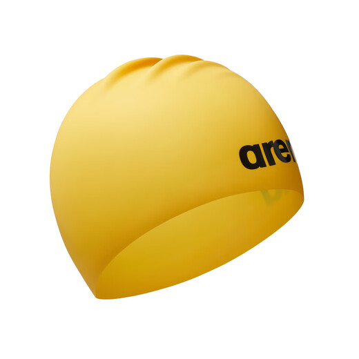 Arena 3D/semi-3D silicone swimming cap Xu Jiayu's same elastic, comfortable and waterproof professional men's and women's semi-three-dimensional swimming cap 25 new colors yellow-semi-3D silicone swimming cap