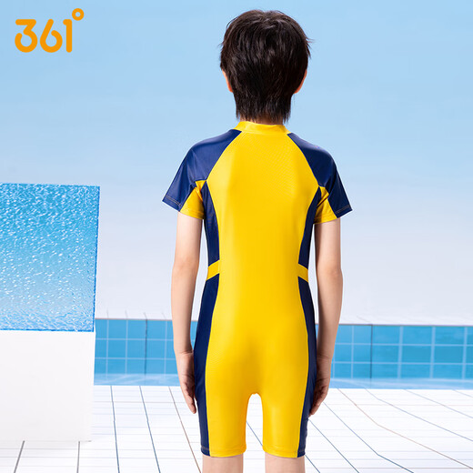 
361 children's swimsuits boys' swimsuits teenagers one-piece professional students boys' new swimsuits