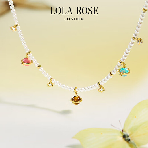LOLA ROSE罗拉玫瑰日心说珍珠项链女节日礼物送女友生日礼物女