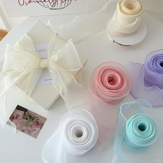 Craftsman ribbon 9m fishtail yarn birthday gift flowers bouquet packaging ribbon handmade diy new year gift souvenir