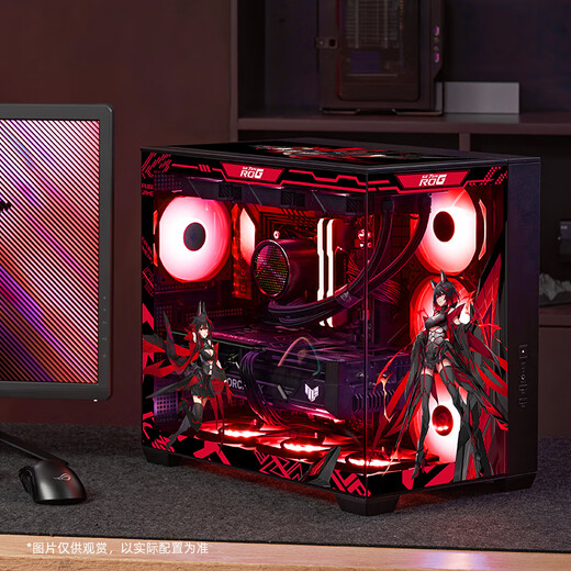 ASUS ROG family bucket AMD 9800X3D 7800X3D ASUS RTX5070 5070TI 5080 desktop computer game console live design AI host DIY complete machine with three R7 7800X3D + ASUS RTX5060Ti