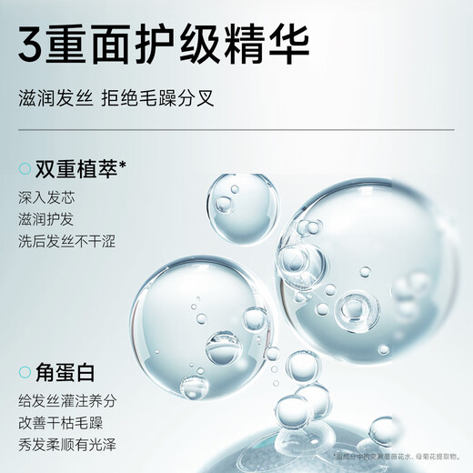 Flexible [Same Model for Fan Chengcheng] White Truffle Shampoo Oil Control Conditioner Washing and Care Shirting Cream