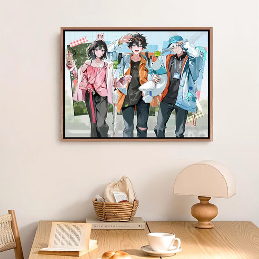 
First concept time agent DIY digital oil painting hand-filled color process hour Lu Guang Qiao Ling cartoon character oil painting gx4877 [Customization please contact customer service] Highlight pigment + oil painting