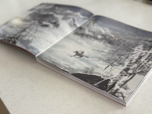 Ink Painting by Jin Yong, Li Zhiqing's Painting Collection 2, A Realm Beyond the Image, Ink Painting, Landscape Painting, Jin Yong's Martial Arts New Year's Gift