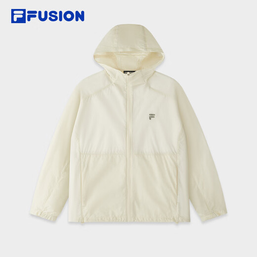 FILAFUSION斐乐潮牌梭织外套男2025夏时尚休闲防晒连帽上衣